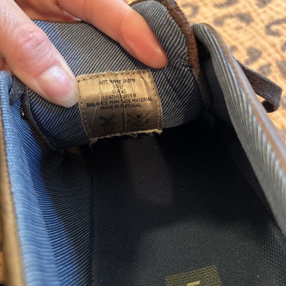 Bull Boxer Shoes Mens 12 Leather Lace Up Jasyn Plain Toe Oxford Dress Shoe Brown - Picture 7 of 7